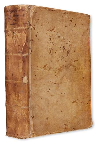 PTOLEMAEUS, CLAUDIUS. Geografia; cioè, Descrittione Universale della Terra.  1598-97